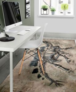 dinosaur fossils full printing rug 5