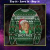 drop dead fred merry christmas snot face ugly christmas sweater