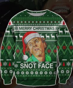 drop dead fred merry christmas snot face ugly christmas sweater 2