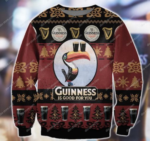 guinness is good for you all over print ugly christmas sweater 2