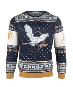 harry potter hedwig all over printed ugly christmas sweater 4