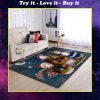 holiday time snowman full printing rug