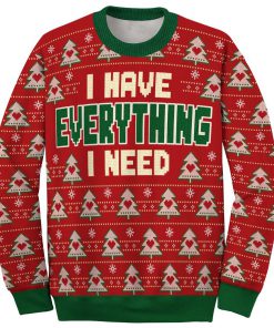 i have everything i need love couple ugly christmas sweater 3