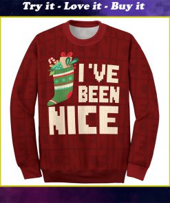 ive been nice couple shirt ugly christmas sweater