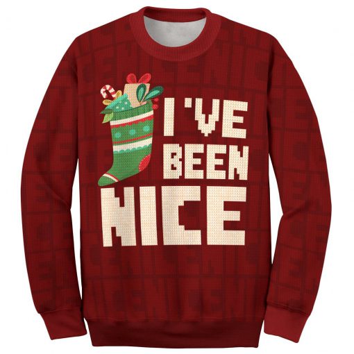 ive been nice couple shirt ugly christmas sweater 3