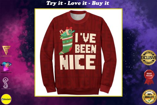 ive been nice couple shirt ugly christmas sweater