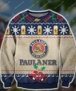 paulaner munchen beer all over print ugly christmas sweater 2