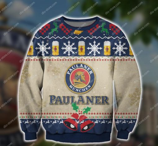 paulaner munchen beer all over print ugly christmas sweater 2 - Copy