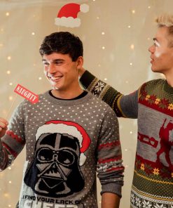 star wars darth vader all over printed ugly christmas sweater 4