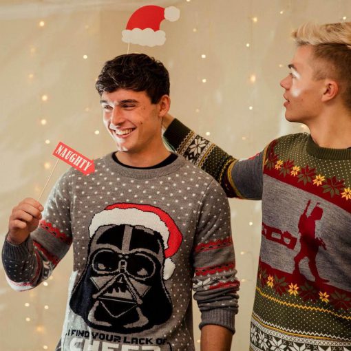 star wars darth vader all over printed ugly christmas sweater 5