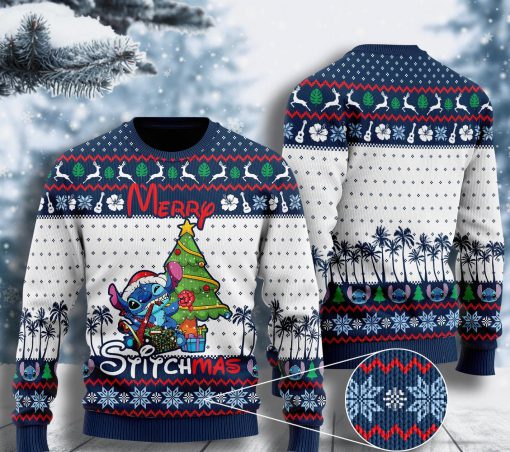 stitch lover merry Stitchmas ugly christmas sweater 2 - Copy (2)