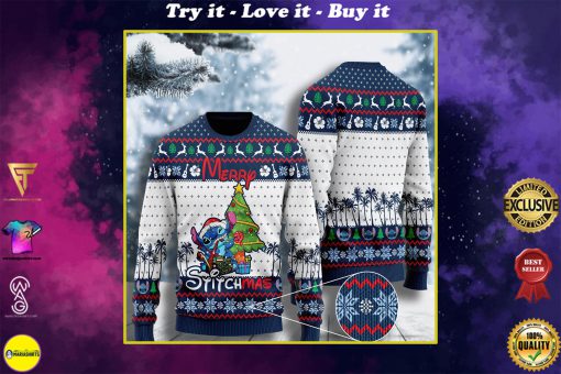 stitch lover merry Stitchmas ugly christmas sweater