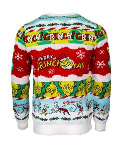 the grinch all over printed ugly christmas sweater 4