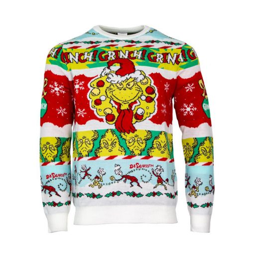 the grinch all over printed ugly christmas sweater 5