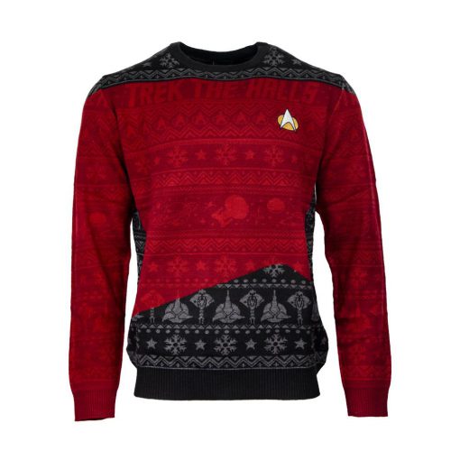 trek the halls all over printed ugly christmas sweater 2