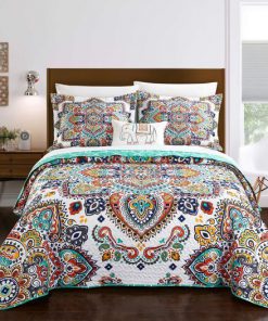 bohemian symbols colorful all over printed bedding set 5