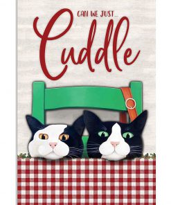 can we just cuddle cat vintage poster 2