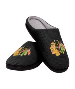 chicago blackhawks nhl full over printed slippers 2