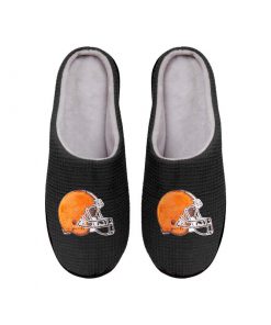 cleveland browns football full over printed slippers 5