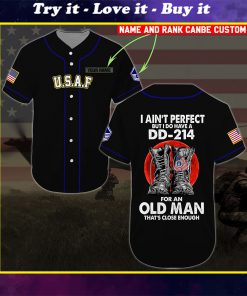 custom name united states air force veteran boots all over printed baseball shirt