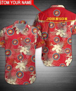 custom name united states marine corps hawaiian shirt 4