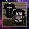 custom name united states navy veteran boots all over printed baseball shirt