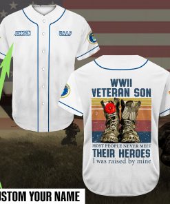 custom name veteran son most people never meet their heroes full printing baseball shirt 3