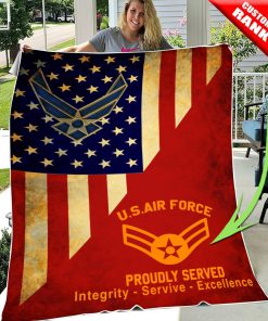 custom united states air force proudly served all over printed blanket 3
