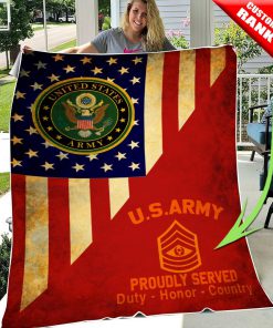 custom united states army proudly served all over printed blanket 3
