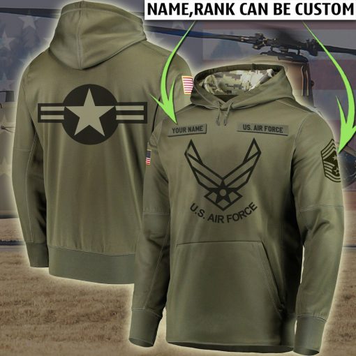 custom your name united states air force camo all over printed shirt 4