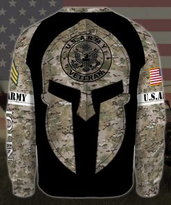 custom your name united states army all over printed sweatshirt