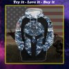 custom your name united states navy warrior camo all over printed shirt