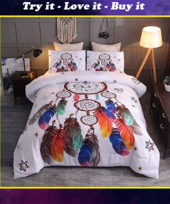 dreamcatcher colorful all over printed bedding set
