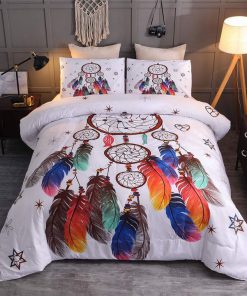 dreamcatcher colorful all over printed bedding set 4