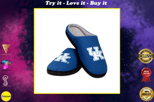 kentucky wildcats mens basketball full over printed slippers