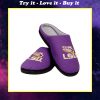 lsu tigers football full over printed slippers