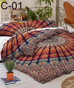 mandala bohemian all over printed bedding set 2