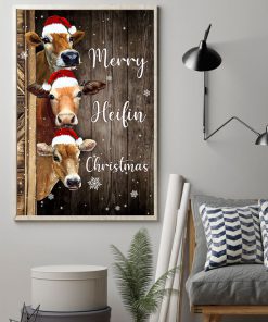 merry heifin christmas time poster 3