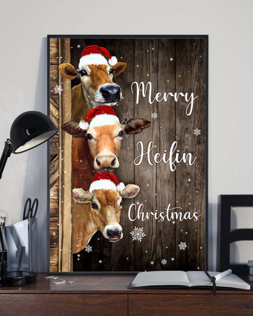 merry heifin christmas time poster 4
