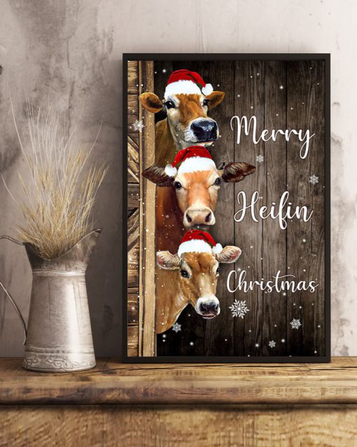 merry heifin christmas time poster 5