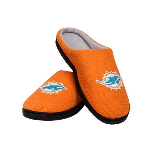 miami dolphins football team full over printed slippers 2