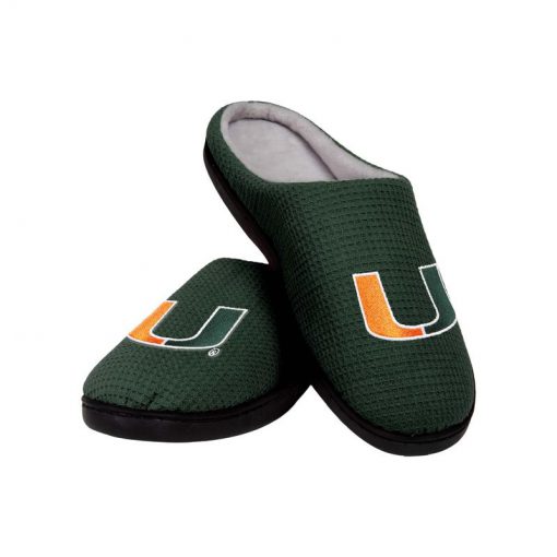 miami hurricanes football full over printed slippers 2