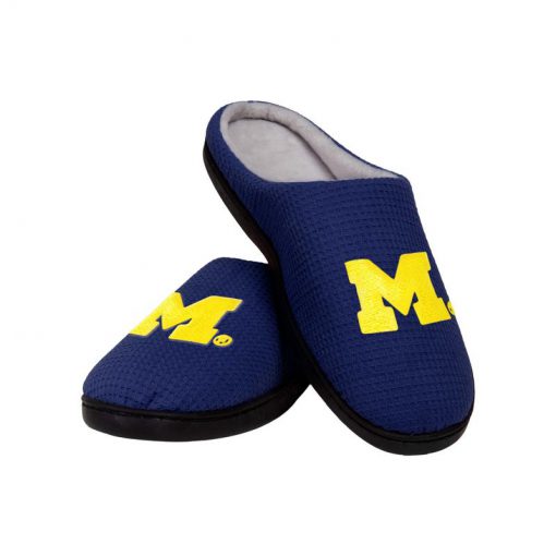 michigan wolverines football full over printed slippers 2