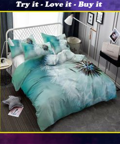 the dandelion all over printed bedding set