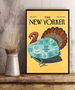 the new yorker turkey vintage poster 4