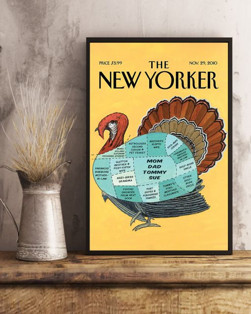 the new yorker turkey vintage poster 4