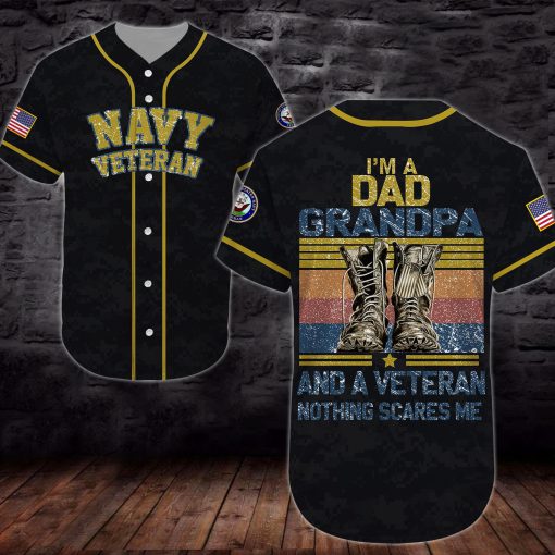 united states navy veteran boots im a dad all over printed baseball shirt 2