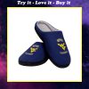 west virginia mountaineers football full over printed slippers