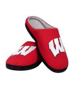 wisconsin badgers football full over printed slippers 2