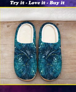 astronaut space all over printed slippers